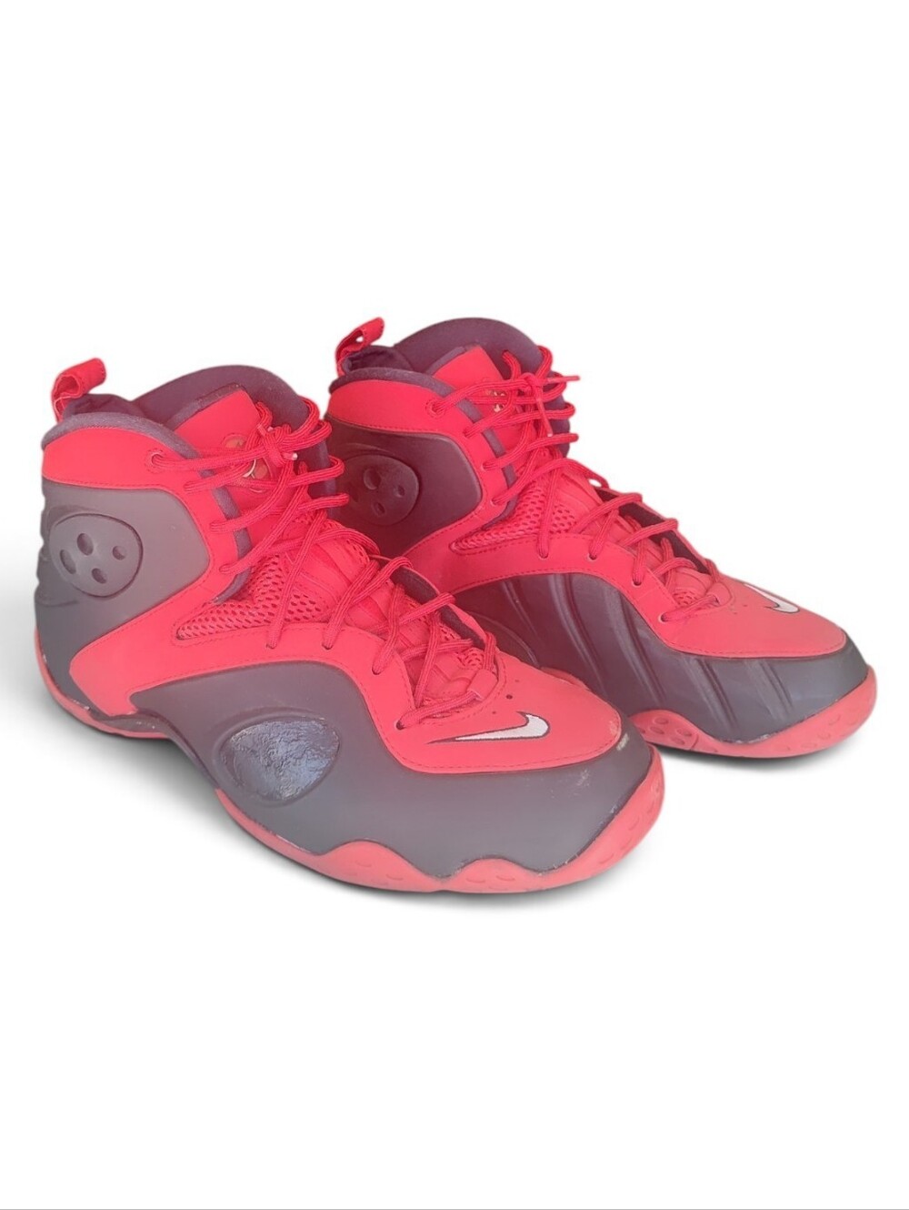 Nike Zoom Rookie University Red/Black-White Basketball Shoes Men Sz 12